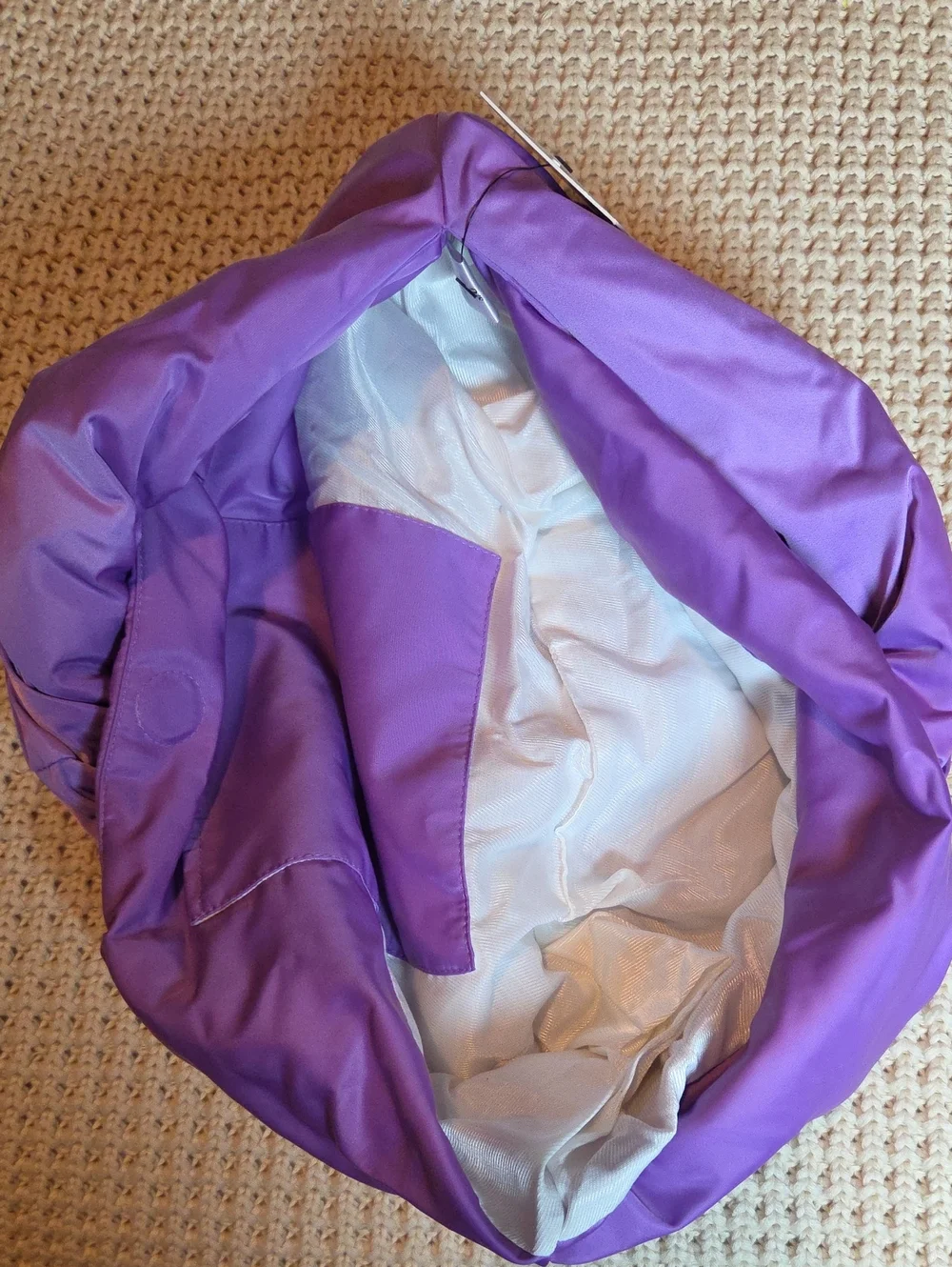 A.L.C. PALOMA TWISTED HANDLE SILKY SLOUCHY LILAC SATIN HOBO HAND BAG